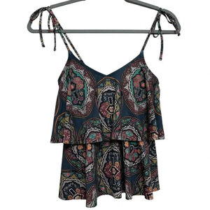 Johnny Was NWT’s Spezia Tankini Top. Size XS